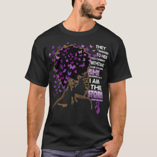 Camiseta Soy la tormenta Mujer Negra Consciente de la Viole