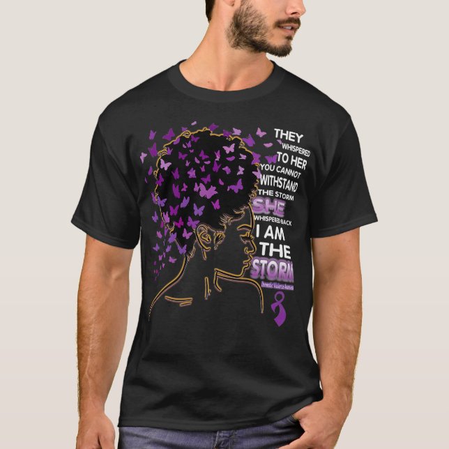 Camiseta Soy la tormenta Mujer Negra Consciente de la Viole (Anverso)