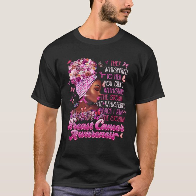 Camiseta Soy la tormenta Mujeres Negras Sobrevivientes del  (Anverso)