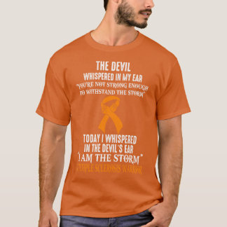 Camiseta Soy La Tormenta Múltiple Esclerosis Guerrera De Co