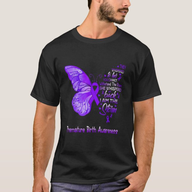 Camiseta Soy La Tormenta Prematura Conciencia De Nacimiento (Anverso)