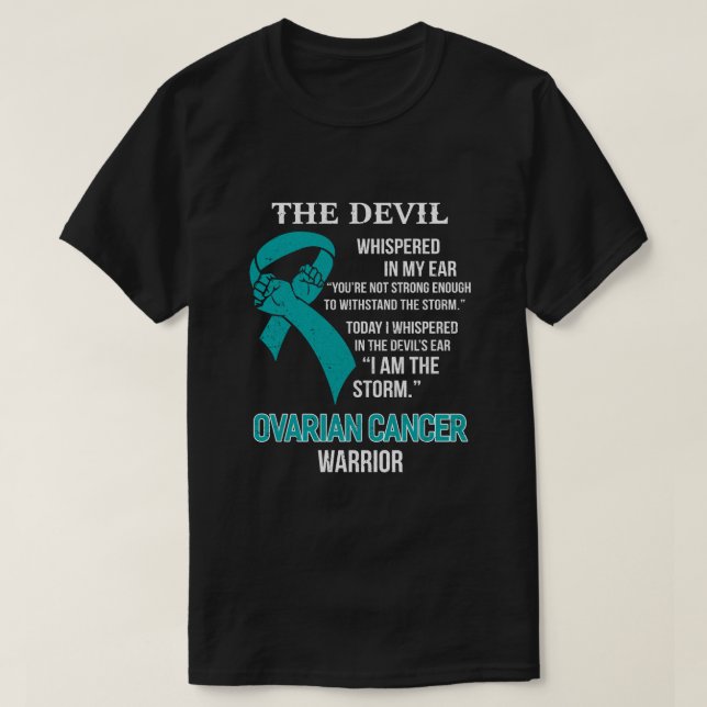 Camiseta Soy La Tormenta Que Apoya El Regalo De Guerrero De (Diseño del anverso)