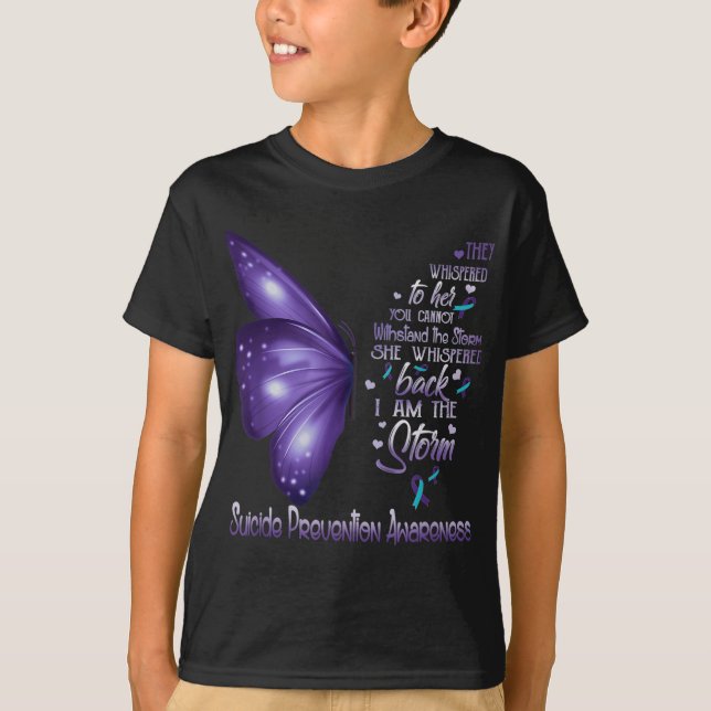 Camiseta Soy La Tormenta Que Impide La Concienciación Sobre (Anverso)