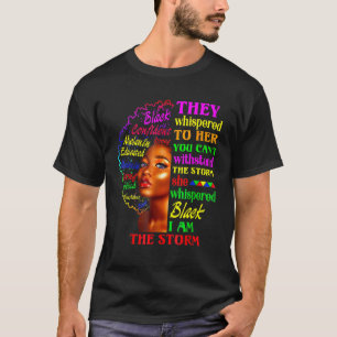 Camiseta Soy La Tormenta Que Las Damas Afroamericanas Se Di