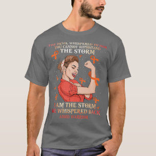 Camiseta Soy la tormenta que susurró a las mujeres del TDAH