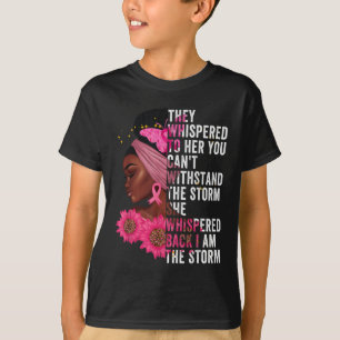 Camiseta Soy la tormenta Reina Negra Mujeres Afroafricanas 
