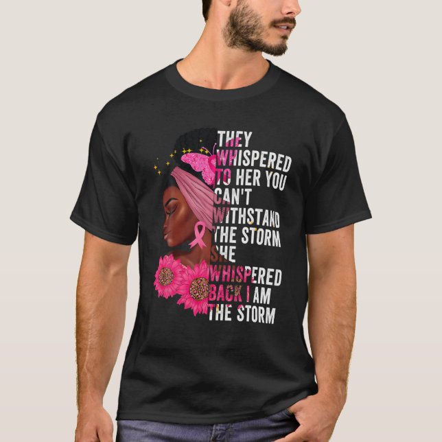 Camiseta Soy la tormenta Reina Negra Mujeres Afroafricanas  (Anverso)