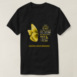 Camiseta Soy La Tormenta Sarcoma Conciencia Del Cáncer Mar