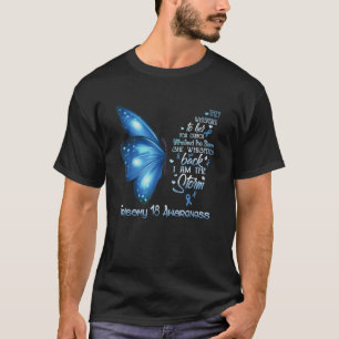 Camiseta Soy la tormenta Trisomy 18 Mariposa de conciencia