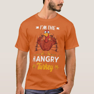 Camiseta Soy la Turquía con Hangry Happy Gracias.