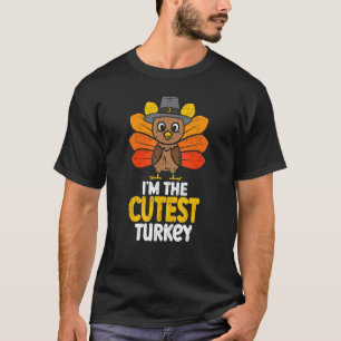 Camiseta Soy la Turquía más guapa Feliz Día de Acción de Gr