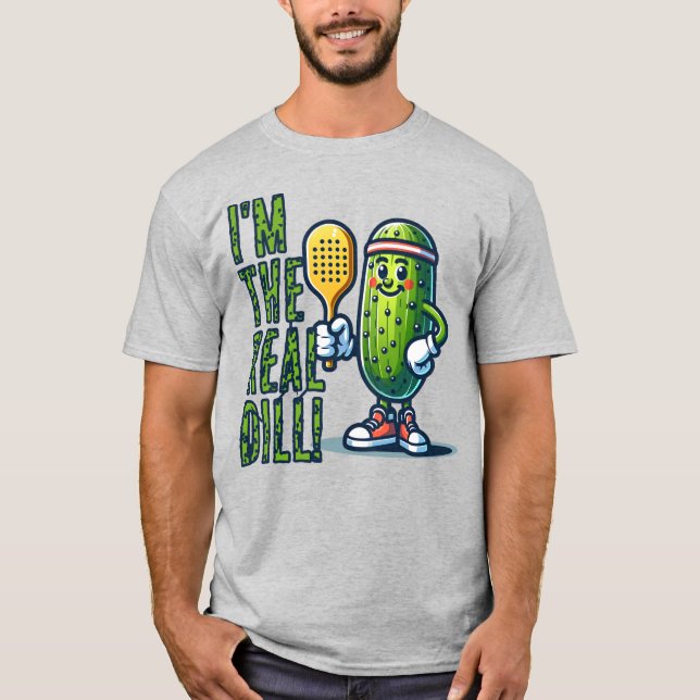 CAMISETA SOY LA VERDADERA MASCOTA DEPORTIVA DE DILL PICKLEB (Anverso)
