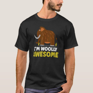 Camiseta Soy lanudo increíble adorable niños niñas mamut an
