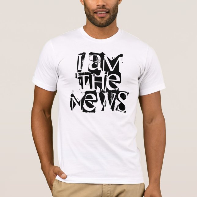 Camiseta Soy las noticias (Anverso)