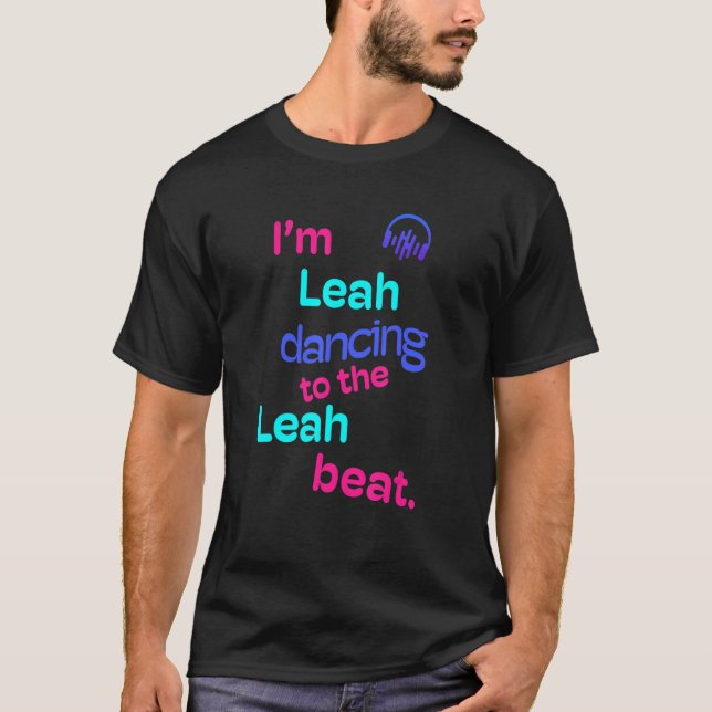 Camiseta Soy Leah Bailando con Leah Leah (Anverso)