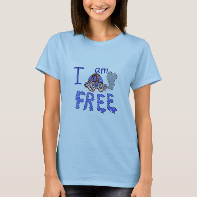 Camiseta Soy libre de COCHE (Anverso)