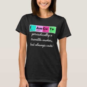Camiseta Soy lindo (los elementos de la tabla periódica)