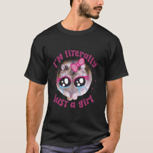Camiseta soy literalmente sólo una coqueta de memes de hams