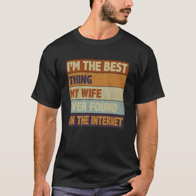 Camiseta Soy lo mejor que encontró mi esposa en el Inter (Anverso)