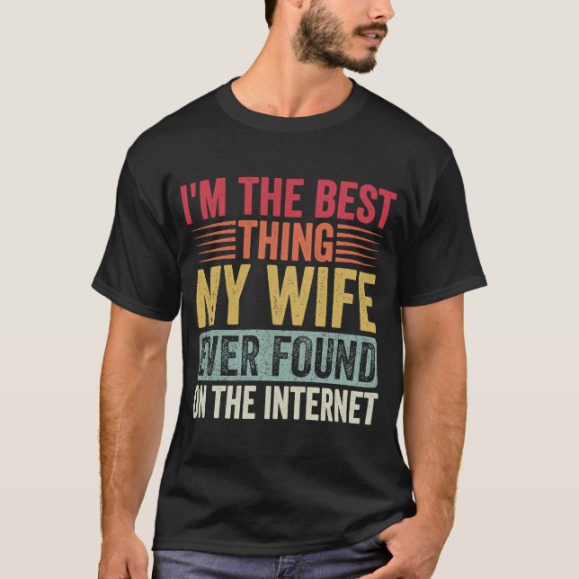 Camiseta Soy lo mejor que encontró mi esposa en el Inter (Anverso)
