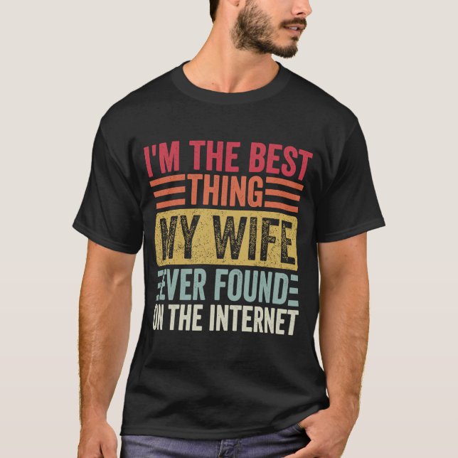 Camiseta Soy lo mejor que encontró mi esposa en el Inter (Anverso)