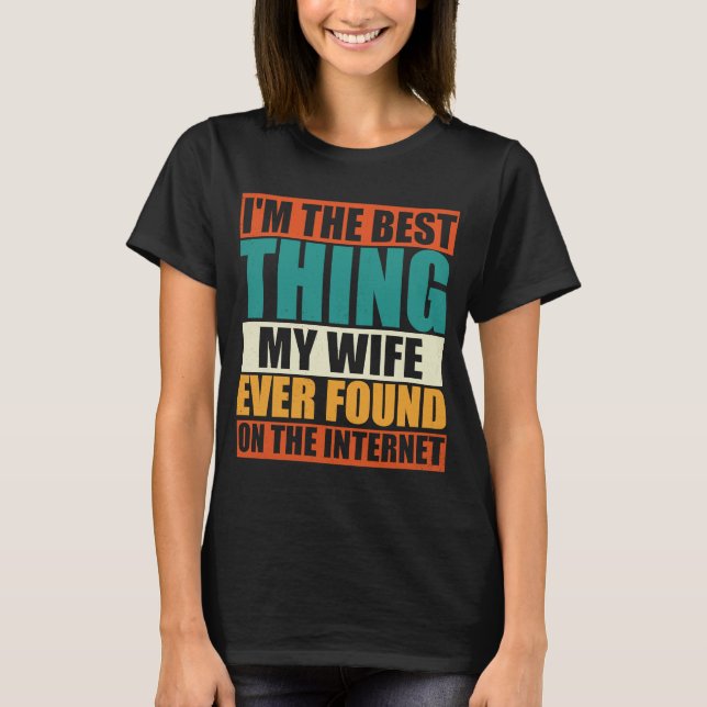 Camiseta Soy lo mejor que mi esposa encontró en la Inter (Anverso)