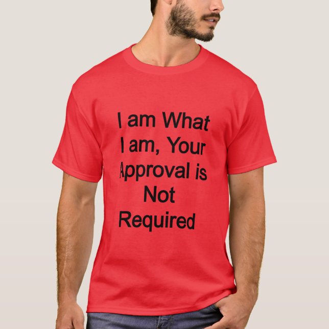 Camiseta Soy lo que soy (Anverso)