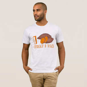 Camiseta Soy Lo Que Soy Yam Yams Comida Tee De Comida Dulce