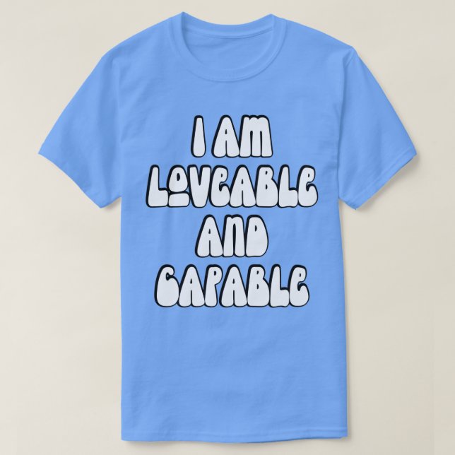 Camiseta Soy Loable y Capaz 2 (Diseño del anverso)