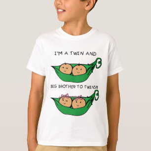 Camiseta Soy los gemelos y hermano mayor a los gemelos