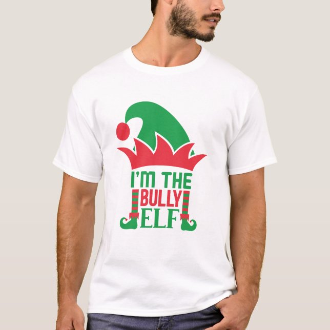 Camiseta Soy los Navidades de Elf Divertidos de Bully Elf (Anverso)