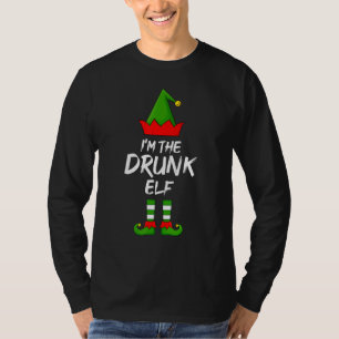 Camiseta Soy los Navidades de elfo de la familia ebria que