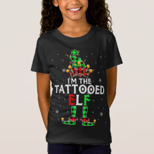 Camiseta Soy Los Navidades del elfo tatuado iluminan el ver