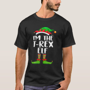 Camiseta Soy los Navidades del grupo T-Rex Elf Matching Fam
