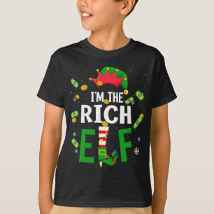 Camiseta Soy los Navidades familiares de Elf Ricos que coin