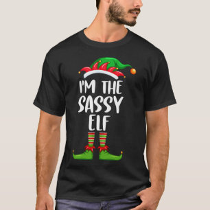 Camiseta Soy los Navidades familiares de Elf Sassy