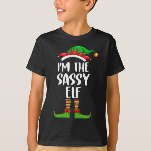Camiseta Soy los Navidades familiares de Elf Sassy