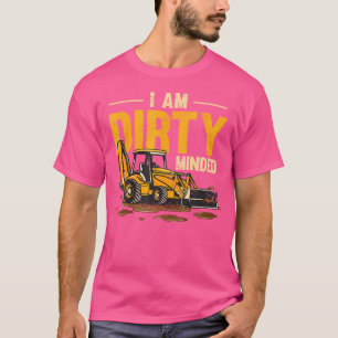 Camiseta Soy Mach De Construcción De Backhoe Loader De Ment