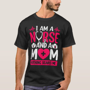 Camiseta Soy madre y enfermera, nada me asusta, Nur gracios