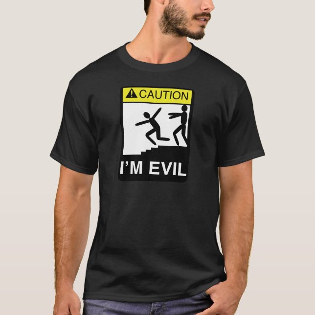 Camiseta Soy malvado (Anverso)