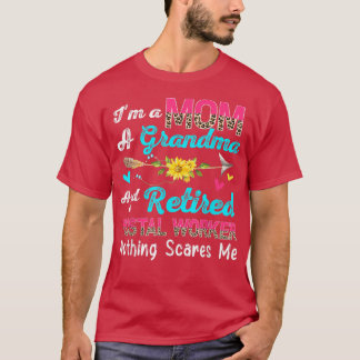 Camiseta Soy Mamá, Abuela Y Trabajadora Postal Retirada.