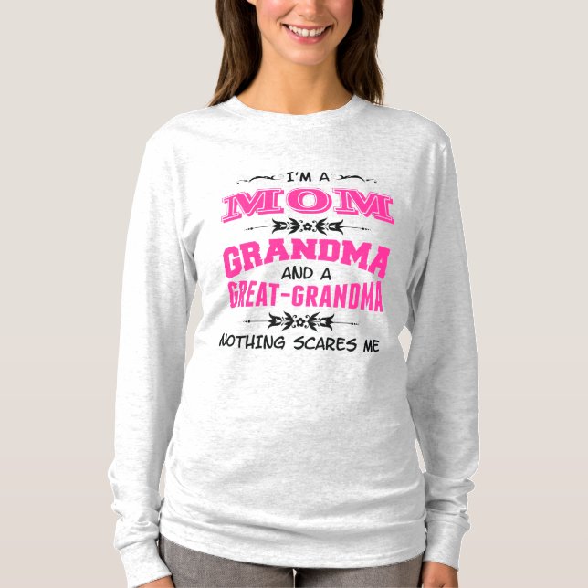 Camiseta Soy mamá, abuela y una gran abuela (Anverso)
