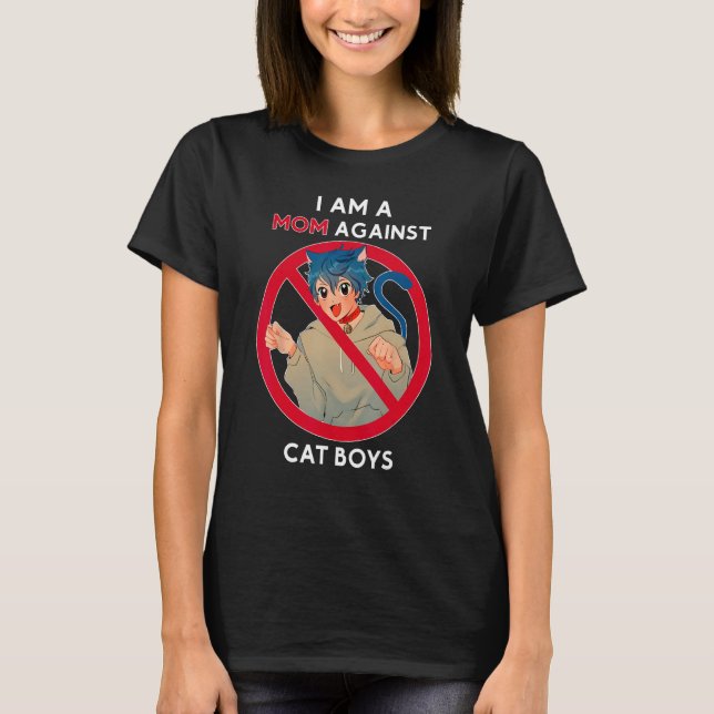Camiseta Soy Mamá Contra Los Niños Gatos (Anverso)