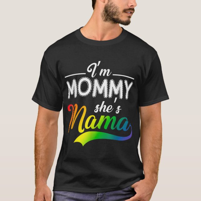 Camiseta Soy mamá Ella es mamá Lésbica (Anverso)