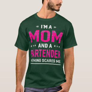 Camiseta Soy Mamá Y Barman Para Las Mujeres Madre Graciosa