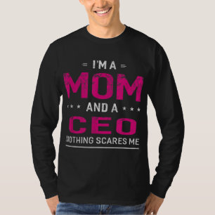 Camiseta Soy mamá y CEO de regalos divertidos para mujeres