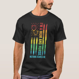 Camiseta Soy Mamá Y Enfermera Nada Me Asusta Enfermeras Med