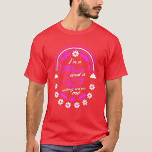 Camiseta Soy mamá y un jugador de curling, nada me asusta.