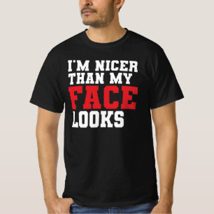 Camiseta Soy más amable de lo que parezco