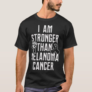 Camiseta Soy Más Fuerte Que El Melanoma Concienciación Cánc